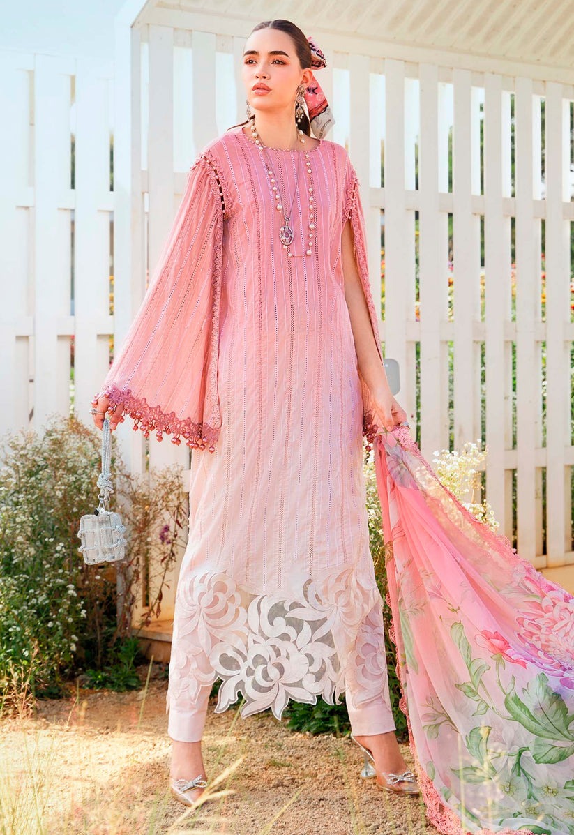 Embroidered Lawn 3 Piece Unstitched Suit
