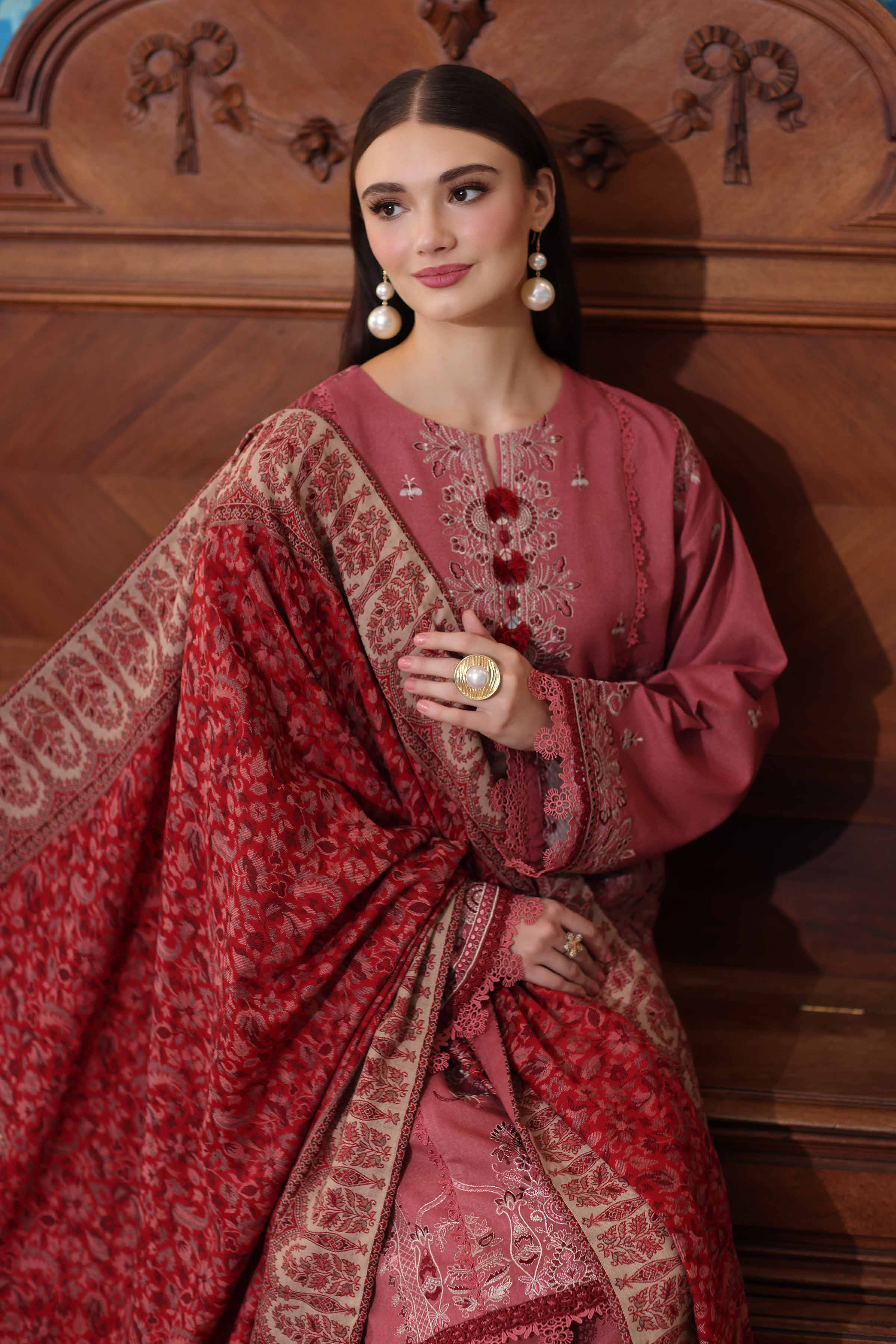 3 Piece - Embroidered Suit