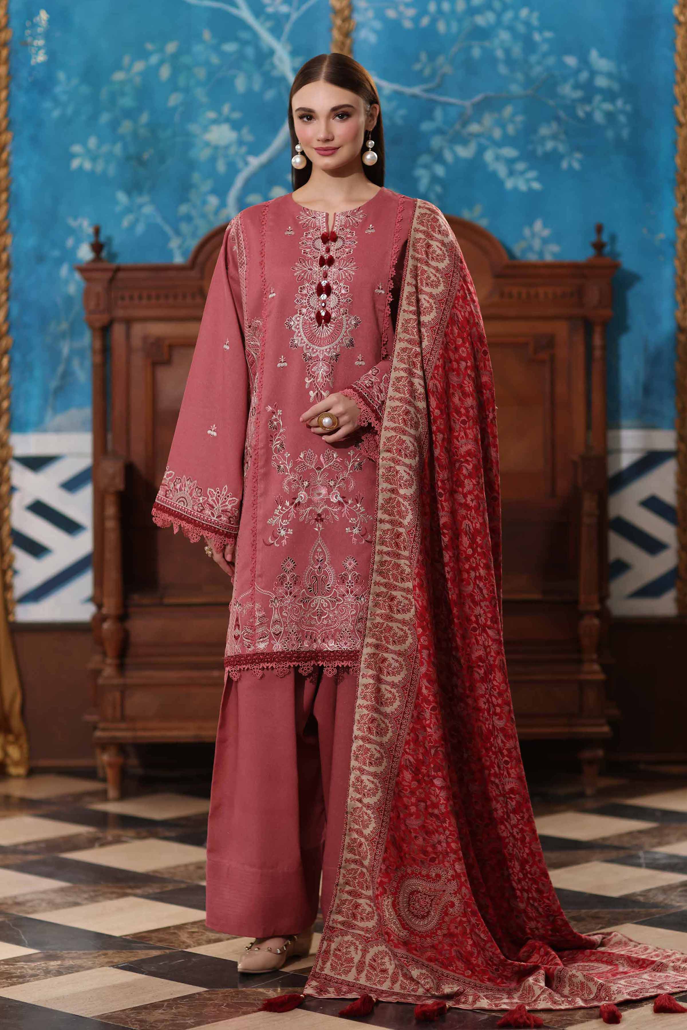 3 Piece - Embroidered Suit