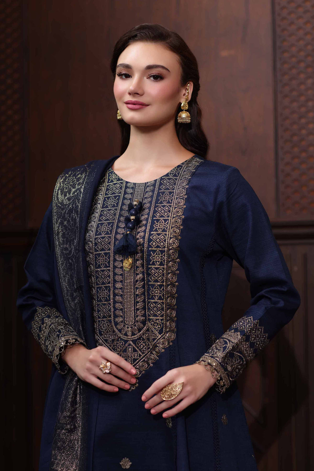 3 Piece - Embroidered Suit