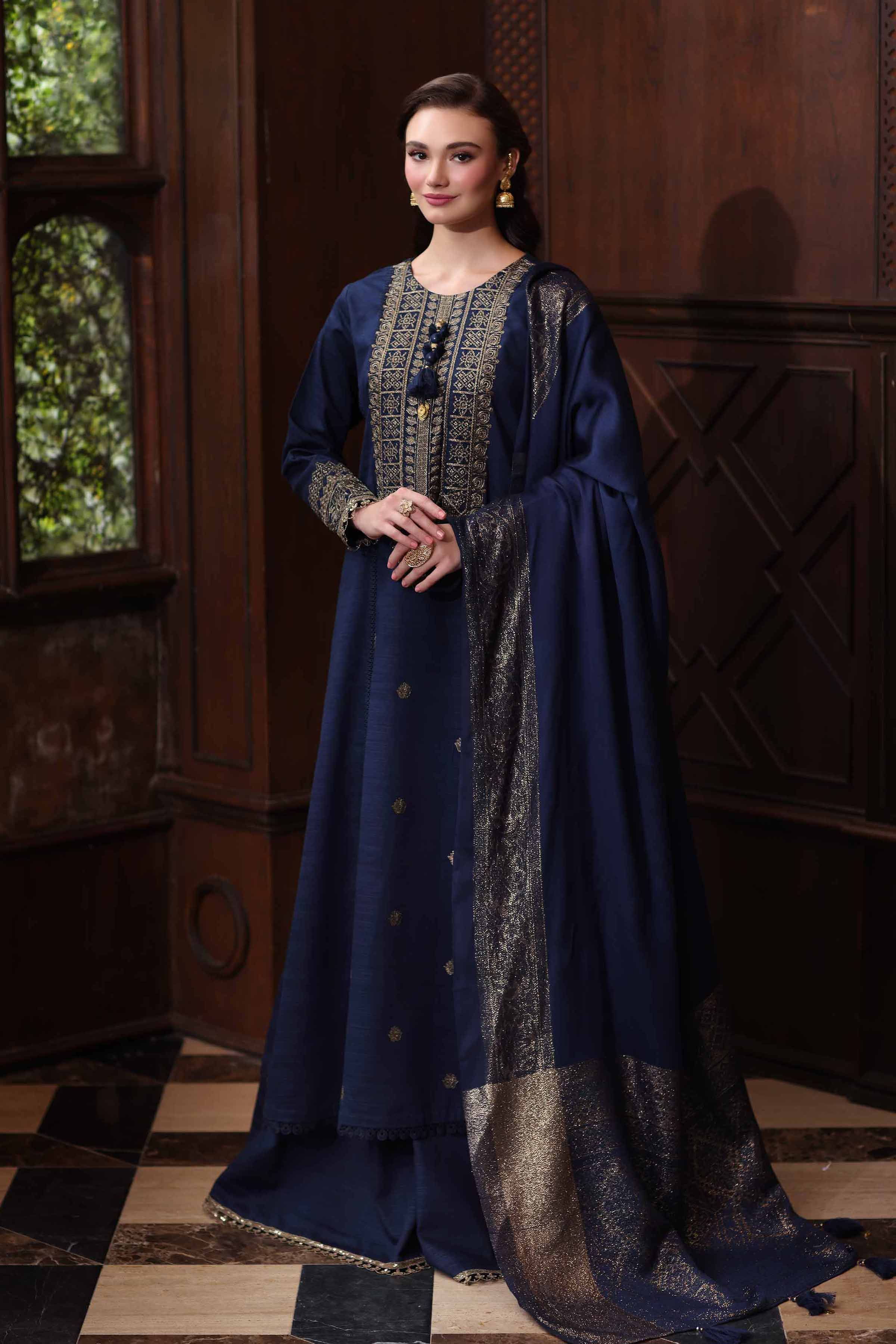 3 Piece - Embroidered Suit