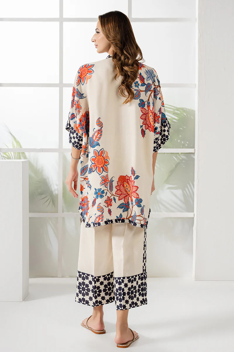 IVORY GARNET-2 PC (SHIRT & TROUSER)