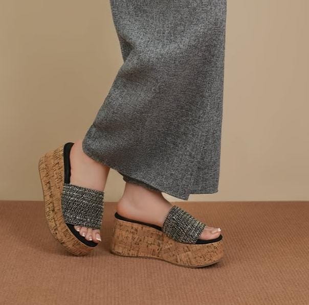 Claude Wedge Sandals