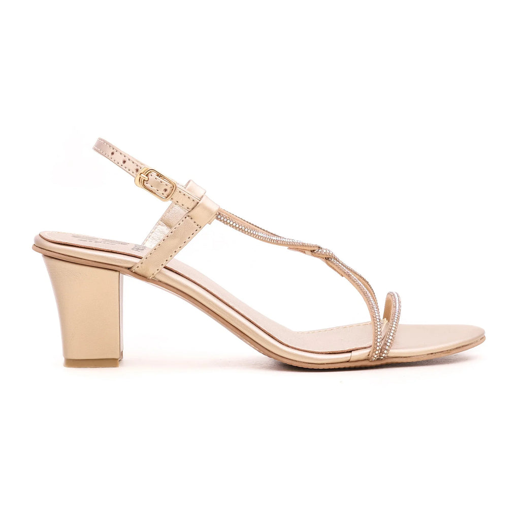 Silver & Golden Fancy Sandal