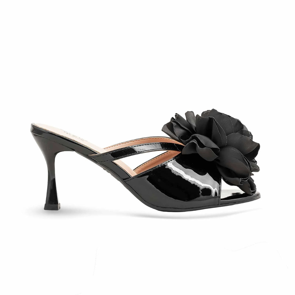 Black & Brown Formal Slipper For Women